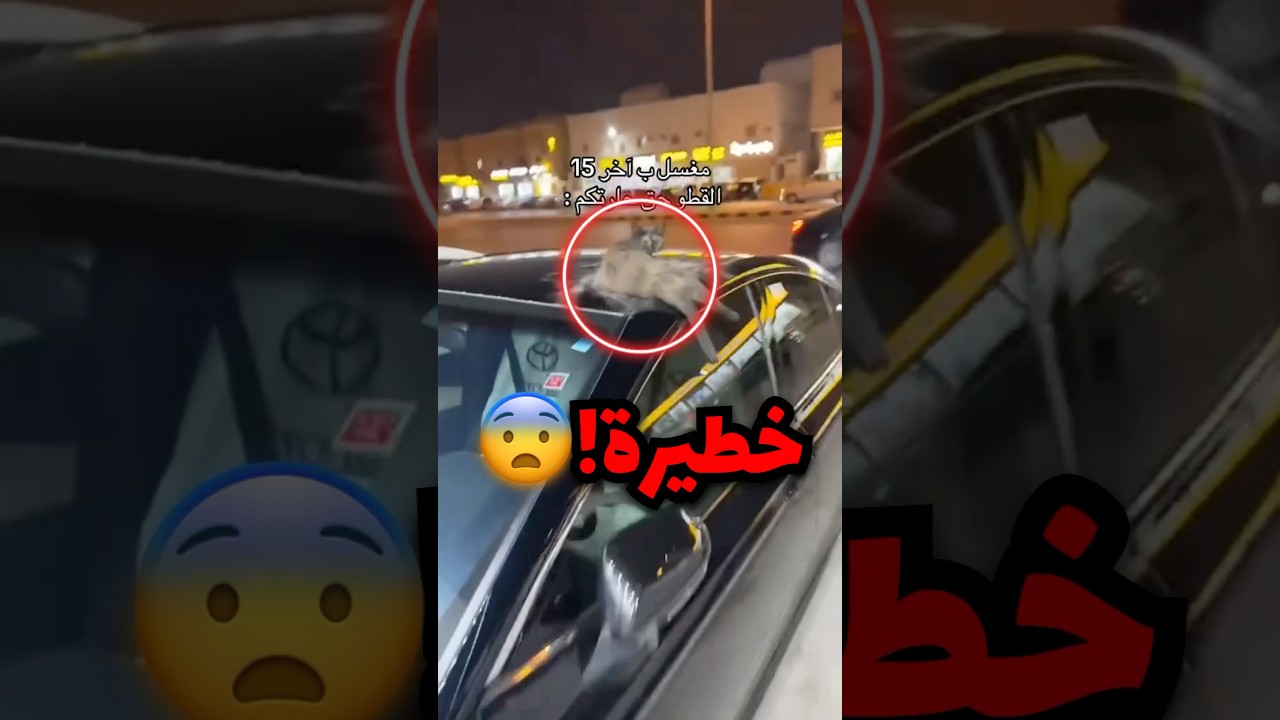 غسل سيارته وشاف البسة فوقها وهذا اللي صار!!