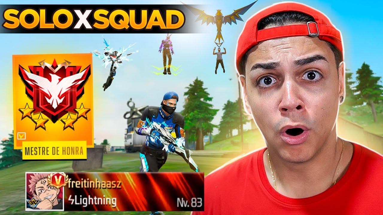 É ISSO QUE ACONTECE QUANDO EU USO O VERIFICADO NA LIGA MESTRE DE HONRA 4!! FREE FIRE MOBILE