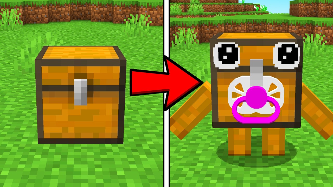 DESCOBRI como fazer BEBÊS de QUALQUER COISA no Minecraft!