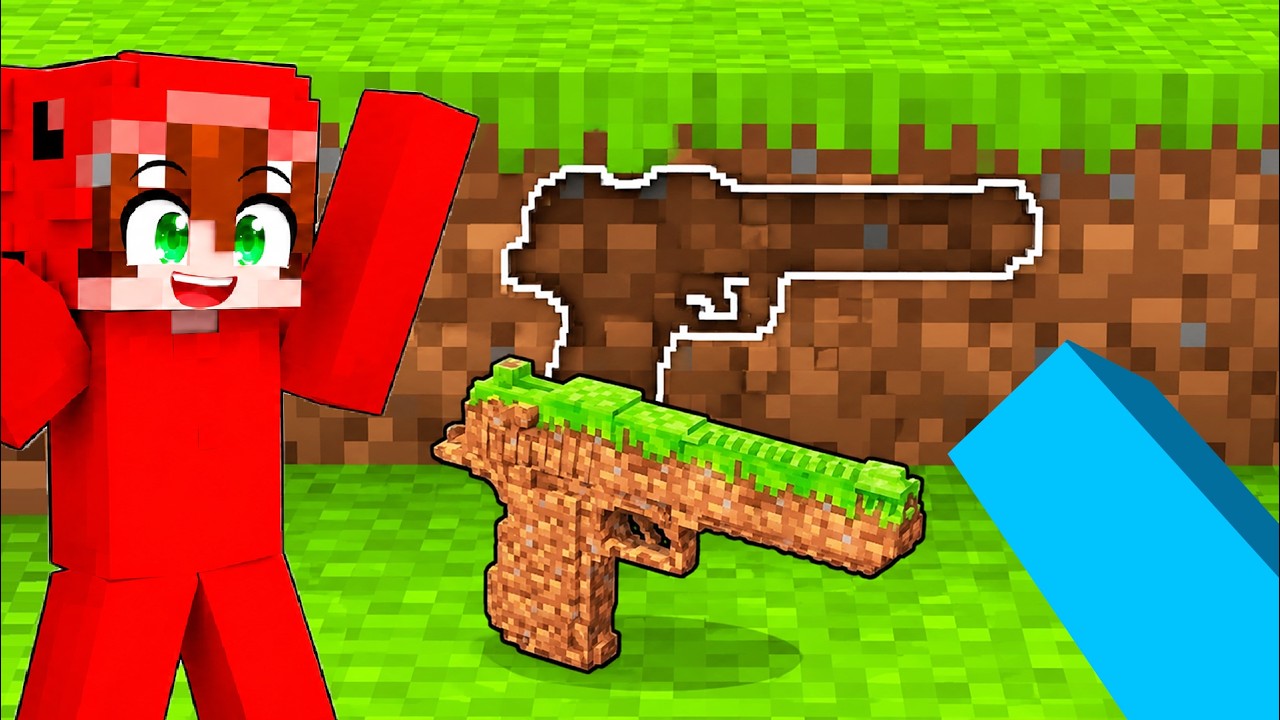 Puedo Hacer ARMAS con CUALQUIER BLOQUE en Minecraft!