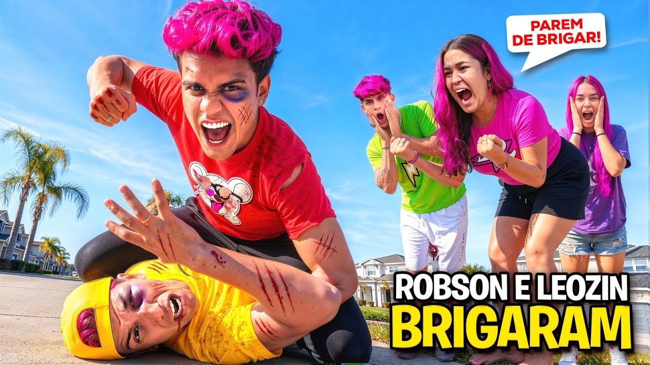 O ROBSON E O LEOZIN BRIGARAM FEIO *Fim da amizade !