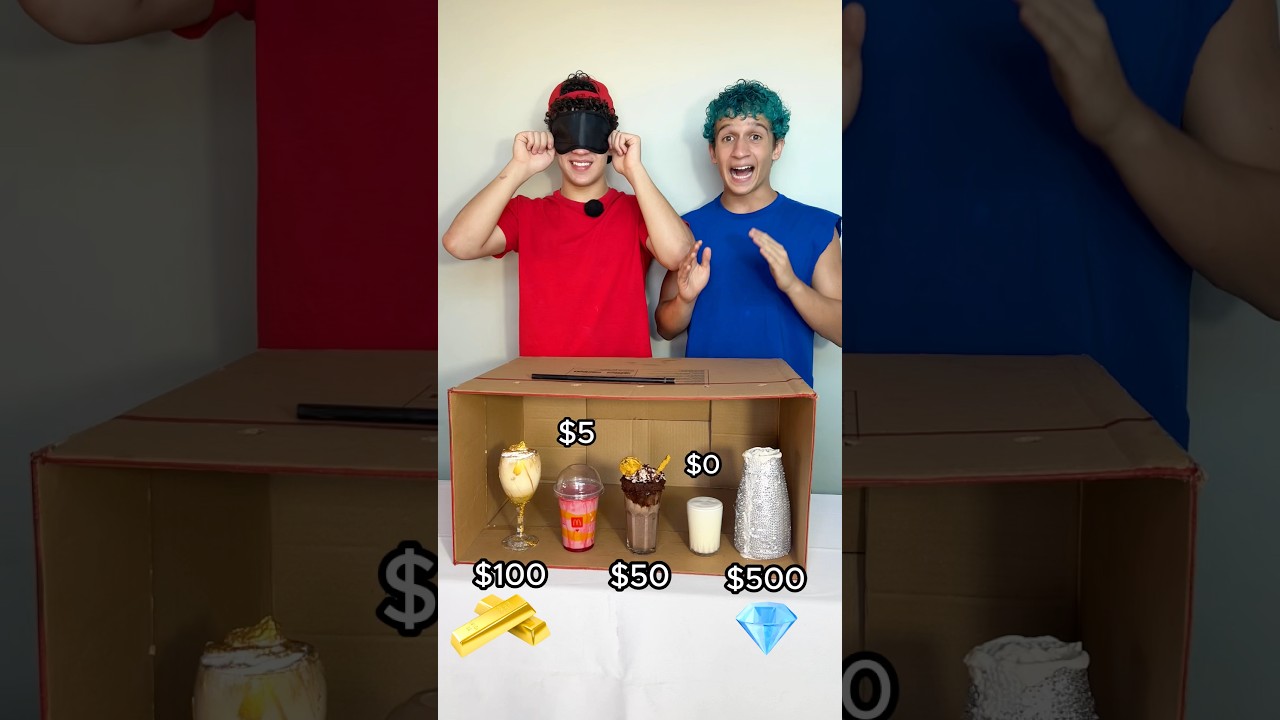 Milk-shake  de $1 Vs $500