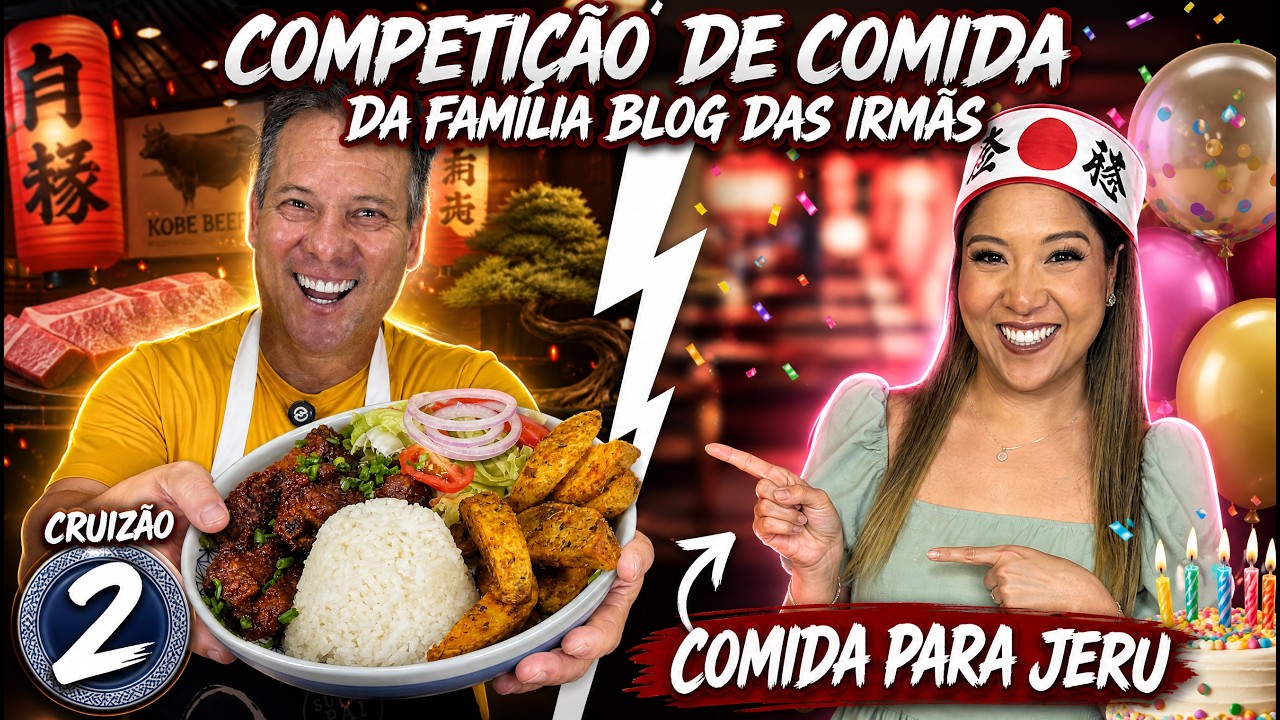 COMPETIÇÃO DE COMIDA DO BLOG DAS IRMÃS! CRUIZÃO COZINHANDO