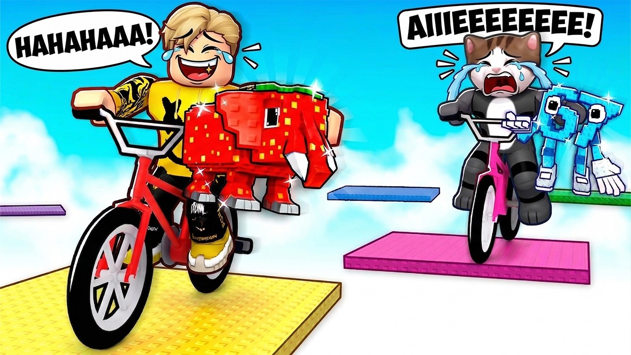 أسرع دراجة في تاريخ روبلوكس! 🛵💨 كيف طرت وعديت الباركور ل تحصيل اقوى برين روت؟! 😱 ضد البسة 😹