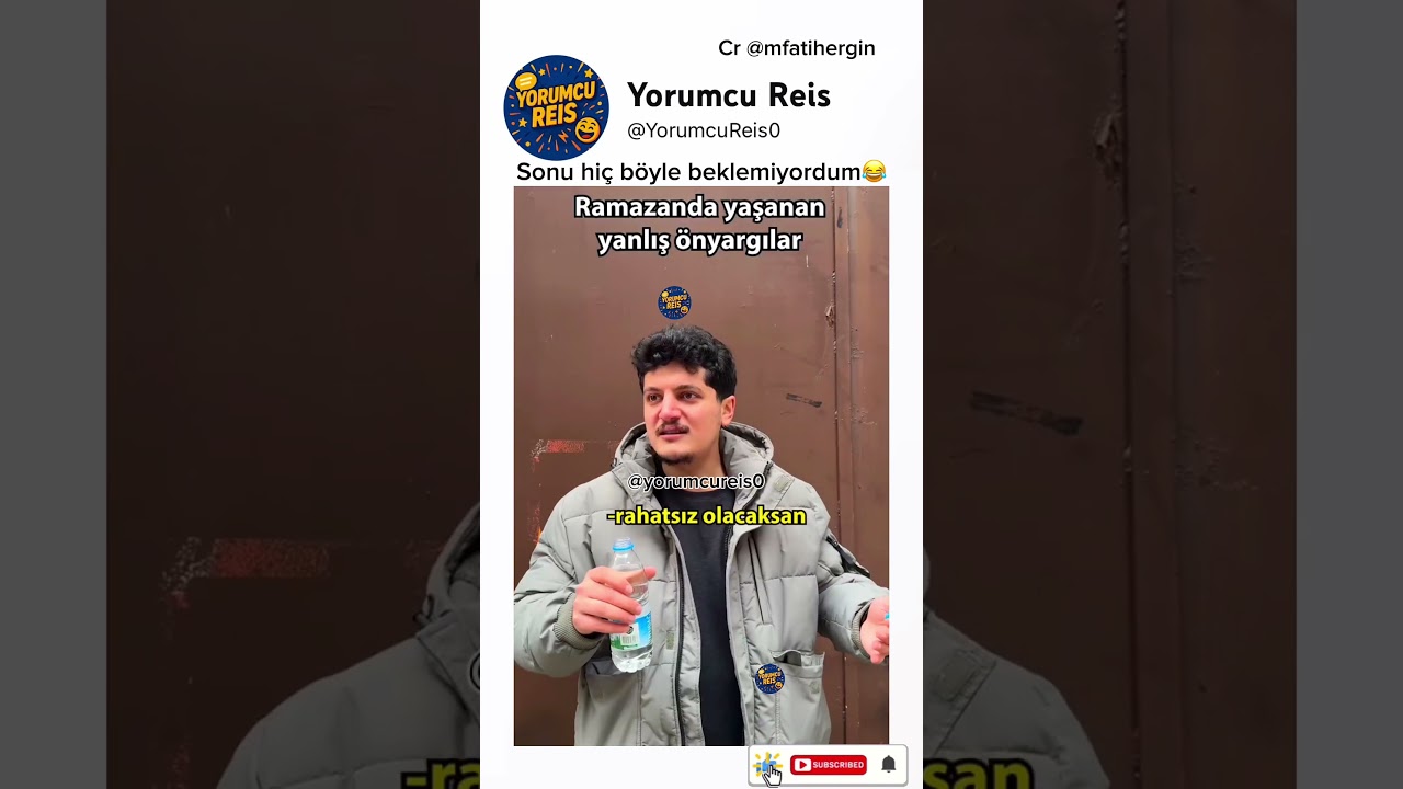 Ramazan’da yaşanan yanlış önyargılar 😂 #komikyorumlar #komedi ￼