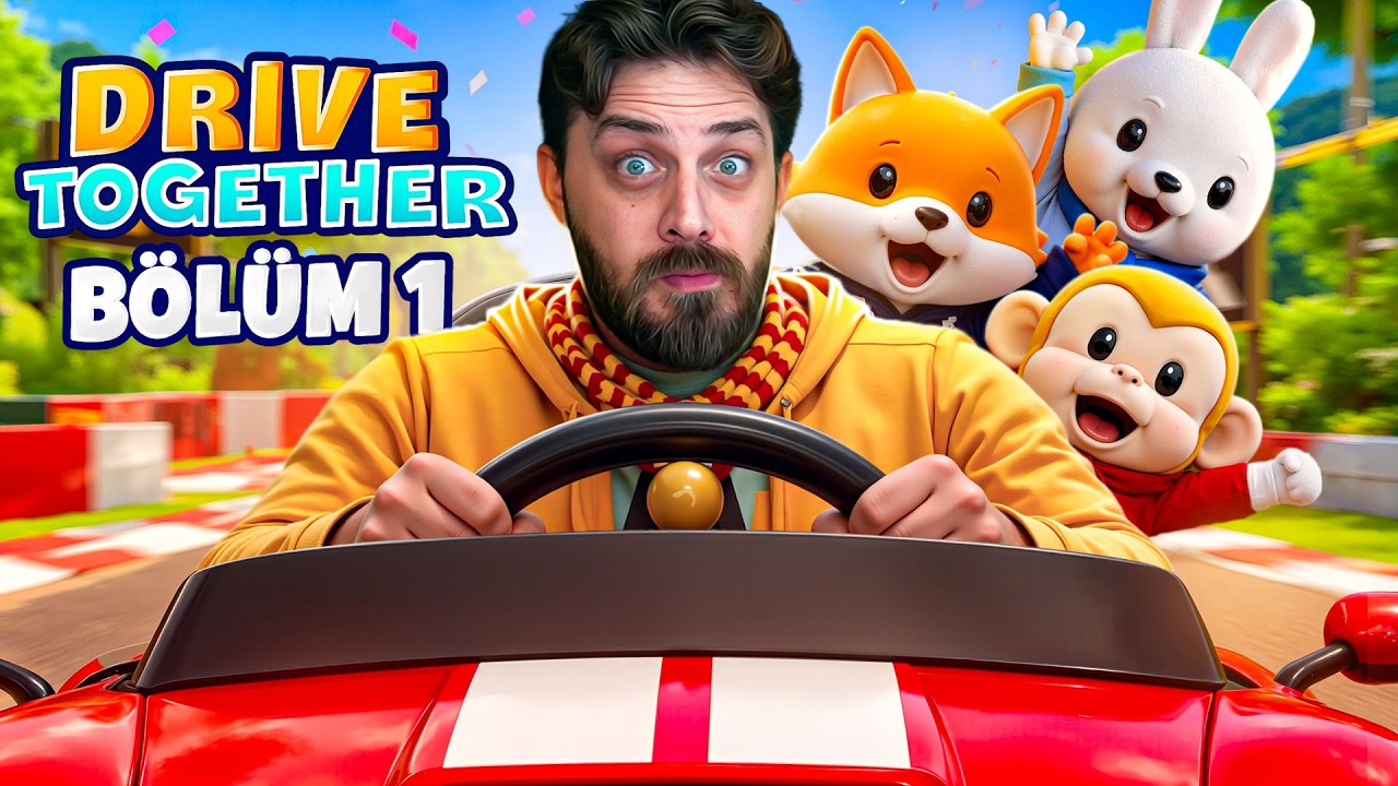 1 ARABAYA 4 SÜRÜCÜ FAZLA! | DRIVE TOGETHER | BÖLÜM 1