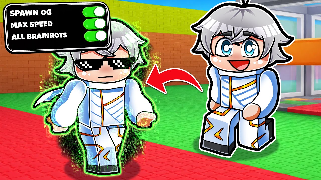 Aku Diam-diam Pakai HACK di Be a Brainrot Roblox!