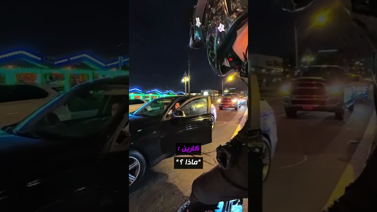 سائق الدراجة لم يتوقع ردة فعل المرأة! 😮