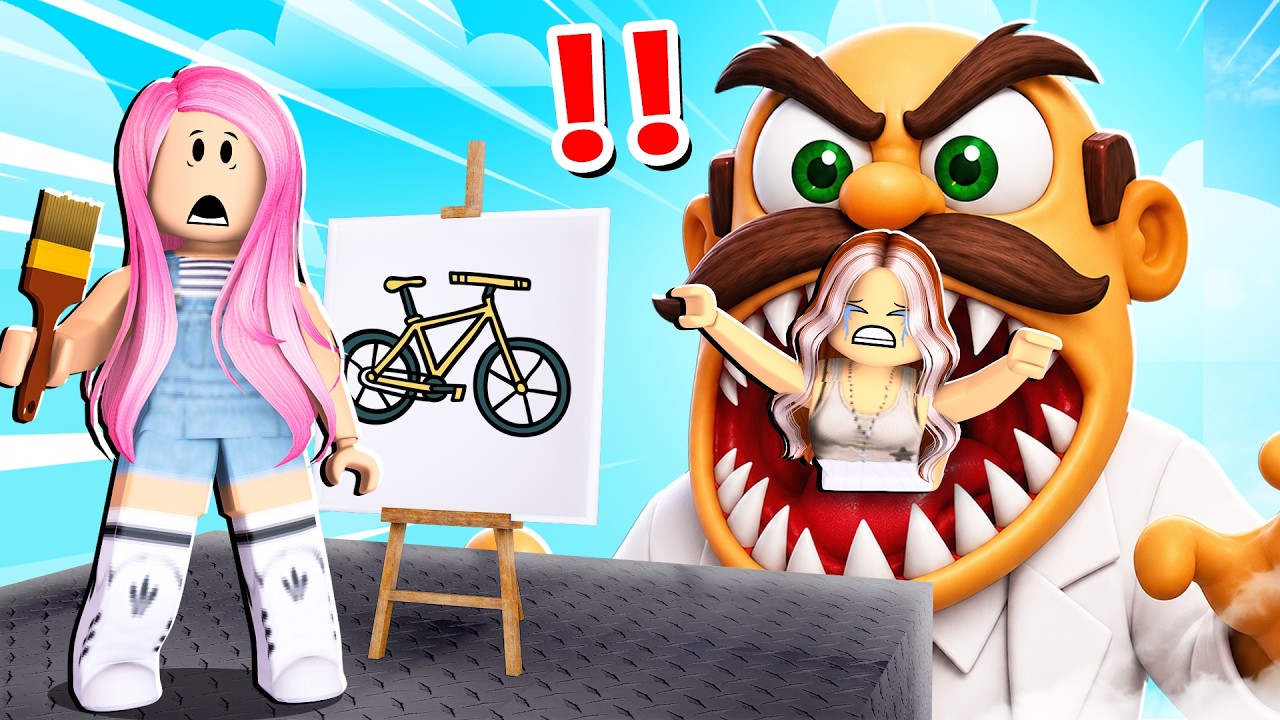QUEM FIZER O PIOR DESENHO MORRE no ROBLOX