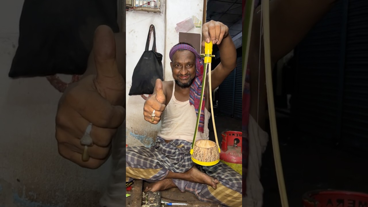 How Skilled Craftsman Makes Ektara from Coconut Shell 🥥 | Mind-Blowing Talent