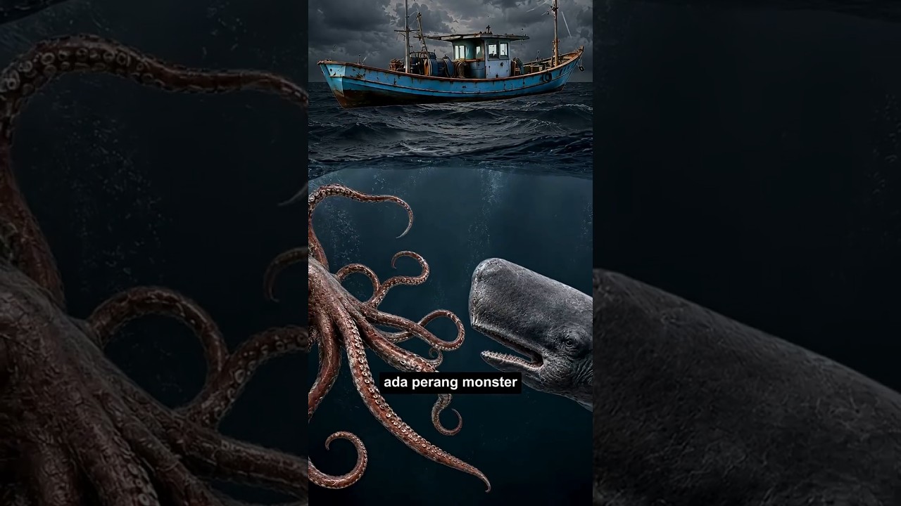 Sekarang lagi ada perang monster didalam laut...