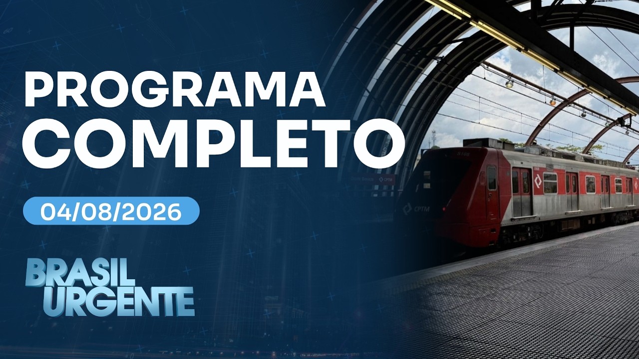 Após pararem parte dos trens de SP, ferroviários fazem nova assembleia | BRASIL URGENTE - 04/08/2026