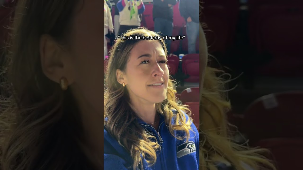 Thanks for making him so happy Seahawks ??? - Published by Aubrey and Wood