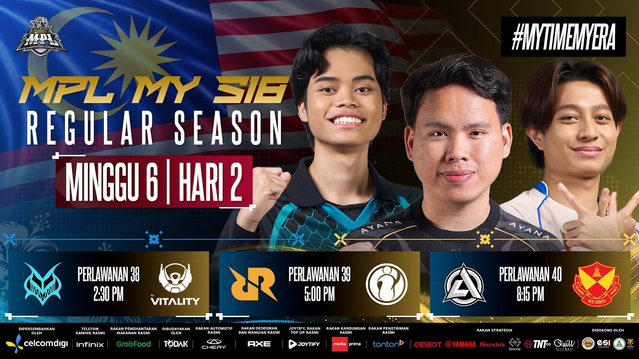 LIVE | [BM] MPL MY Season 18 Minggu 6 Hari 2