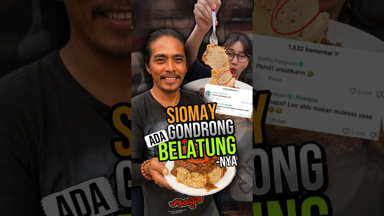 Siomay Gondrong Ada Belatungnya