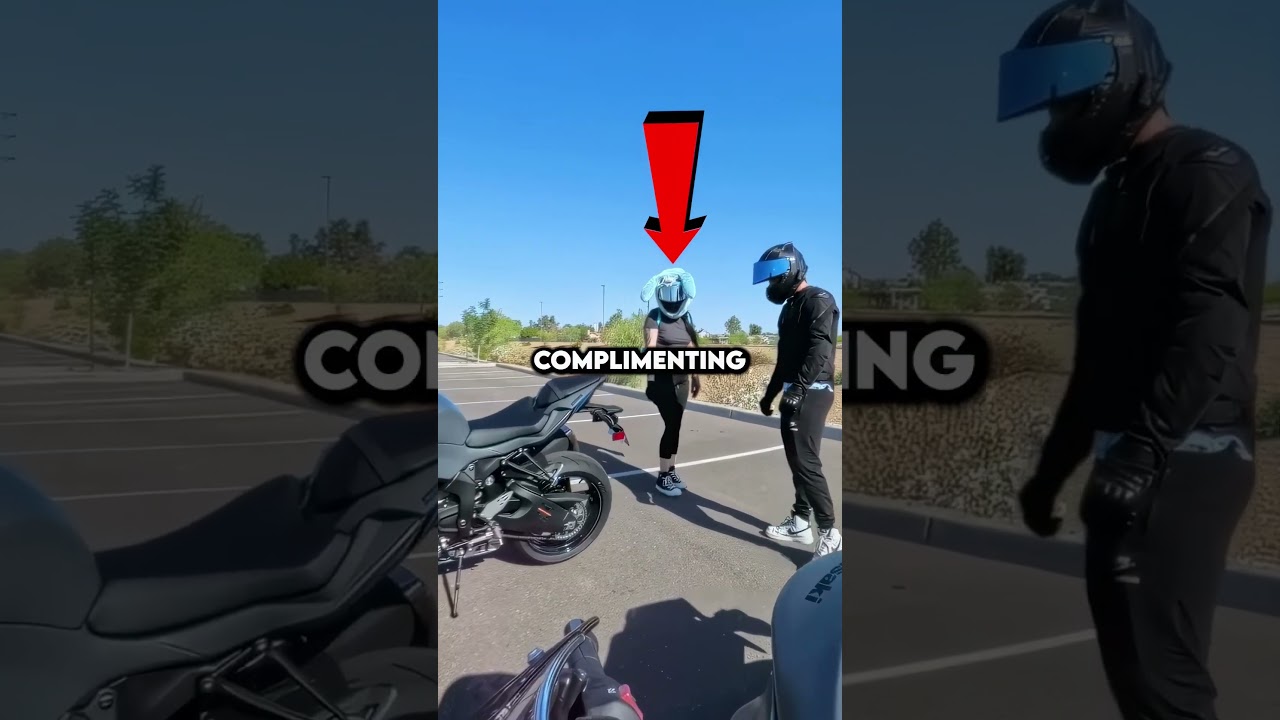 W Biker Surprises Girlfriend In The Most Unexpected Way Ever @M0T0MOE