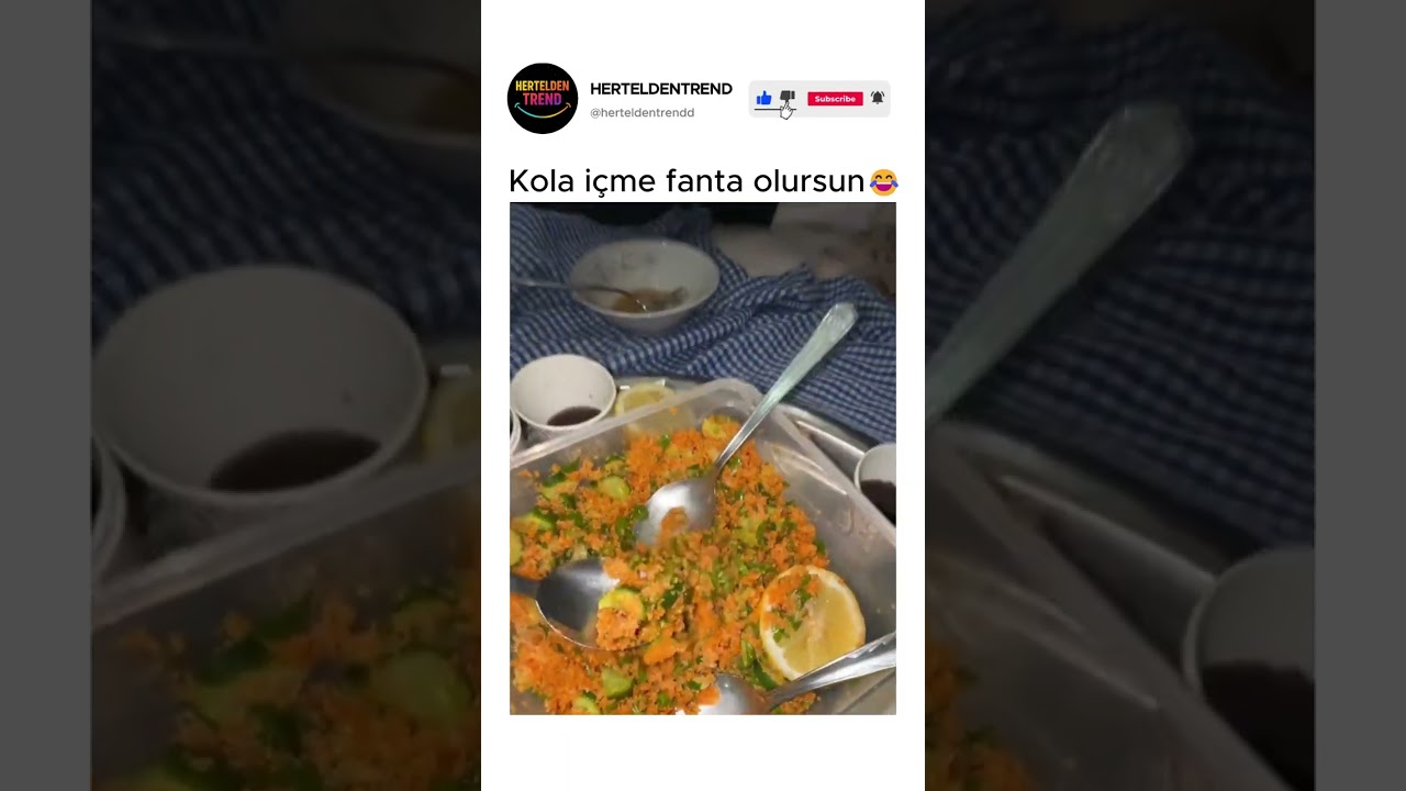 Kola içme fanta olursun😂