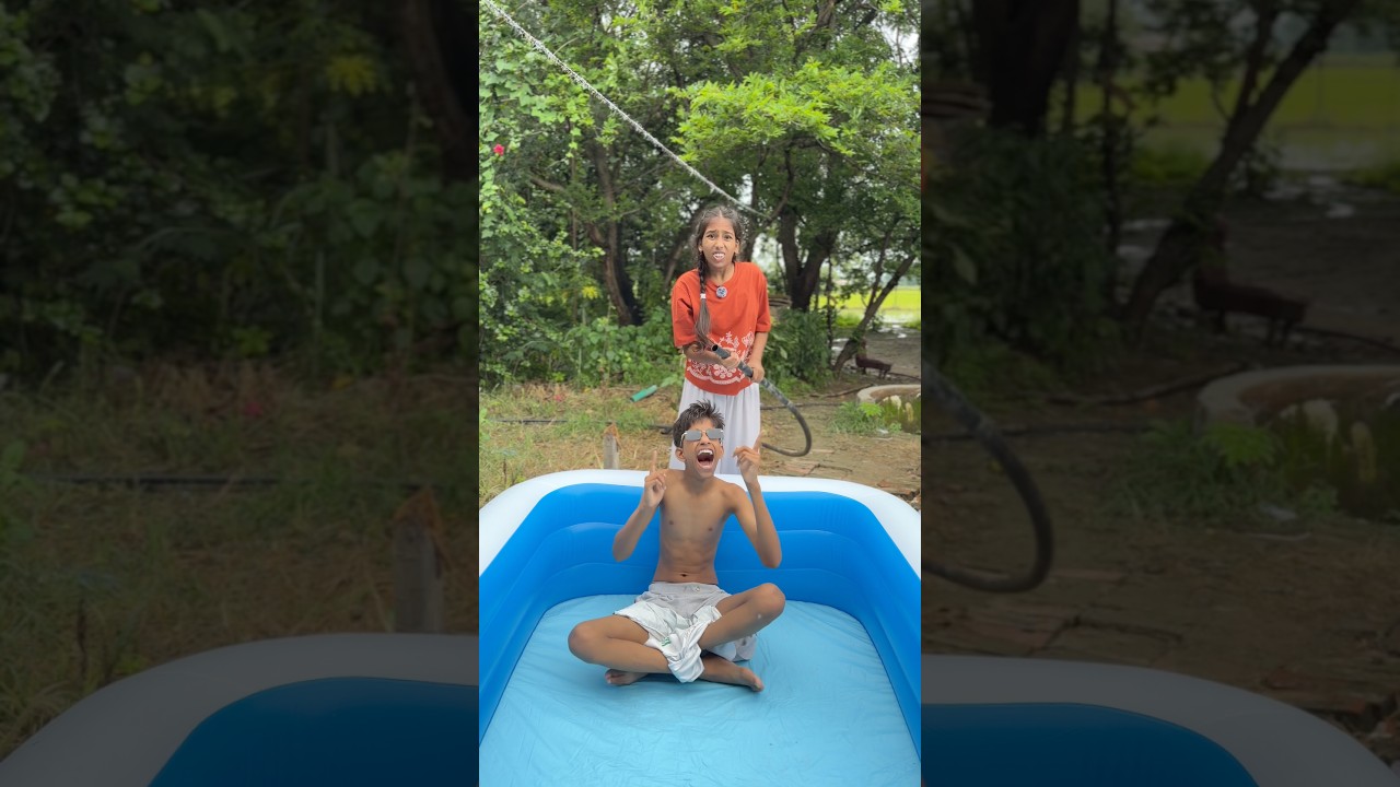 Bebo Ke Swimming pool me pani kab aayega 😱 #shorts #ytshorts #viralvideo #swimming #pool