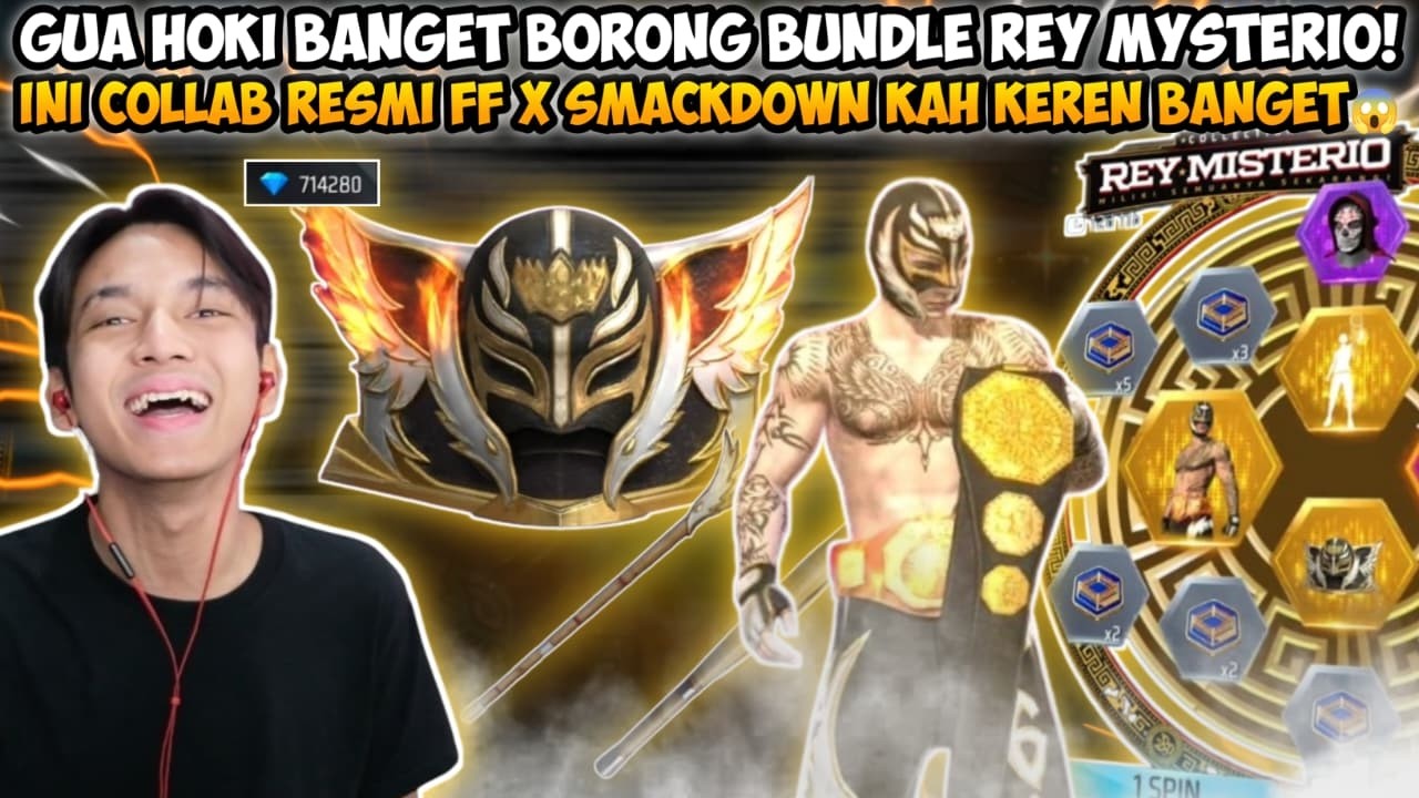 GUA HOKI BANGET BORONG BUNDLE REY MYSTERIO! INI COLLAB RESMI FF X SMACKDOWN KAH KEREN BANGET GUYS😱