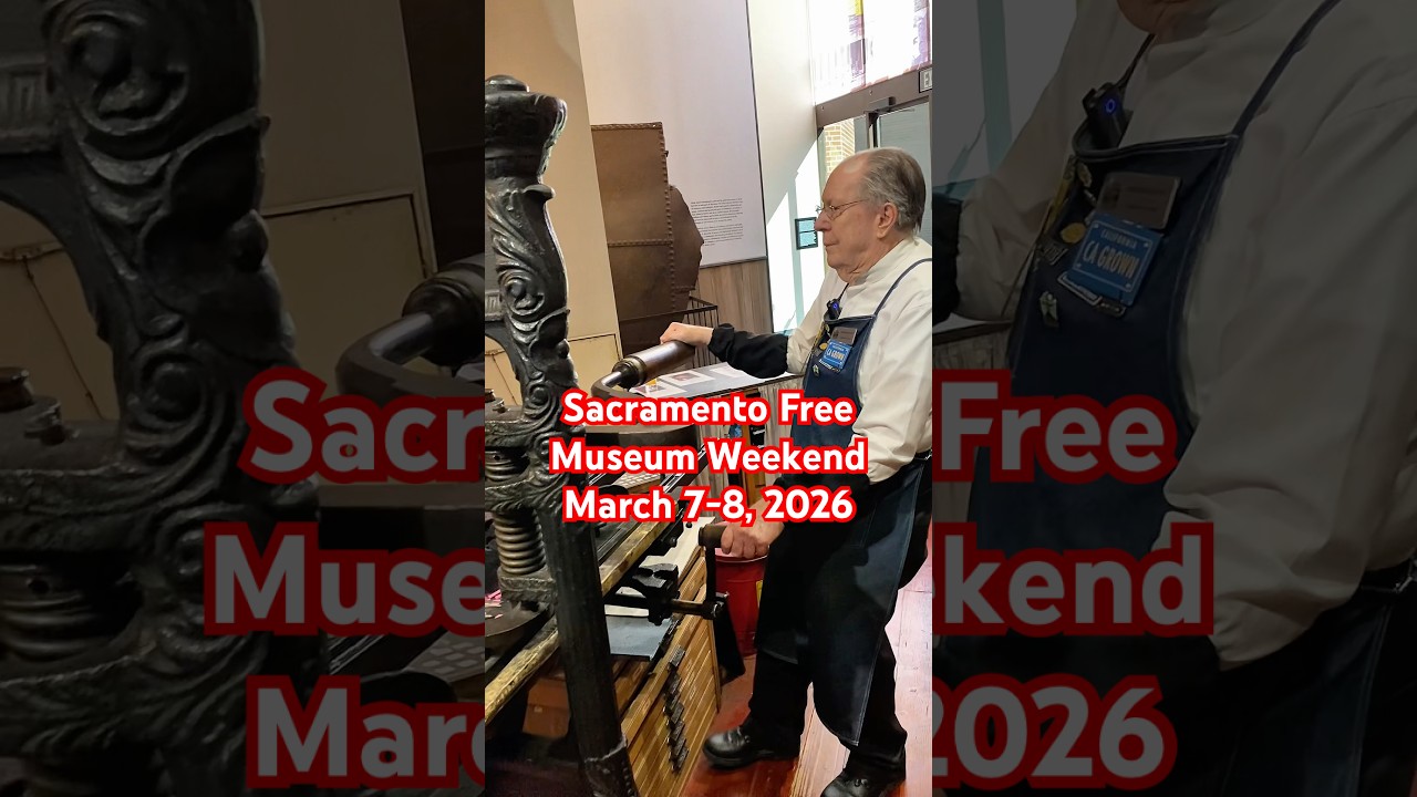 Howard prints to get the word out about Sacramento Free Museum Weekend on March 7th and 8th