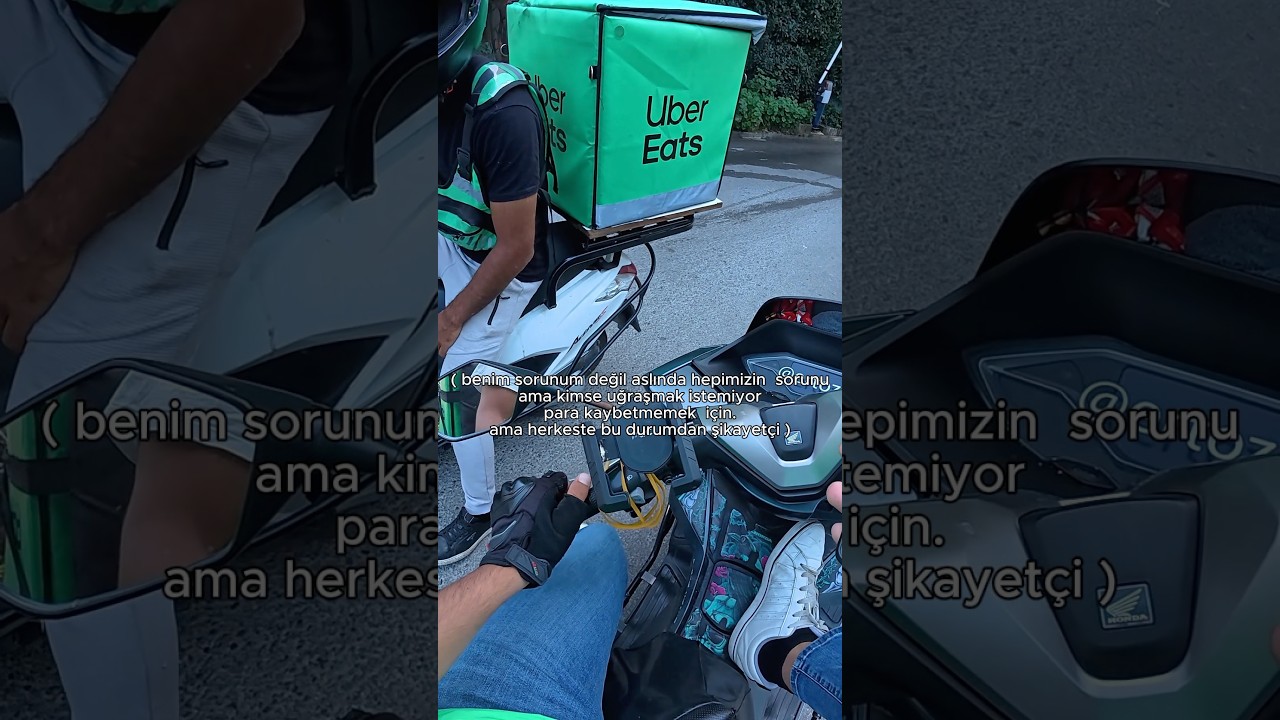 Ben girmiyorum girene de engel olmaya çalışıyorum! #keşfet #motovlog #kurye #guvenlik
