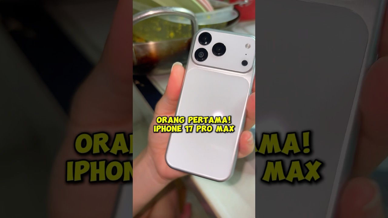 AKU ORANG PERTAMA DI INDO YG PEGANG IPHONE 17 PROMAX LIMITED EDITION !! 😎