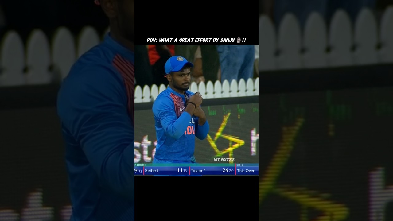 Unreal effort by Sanju 🗿!!