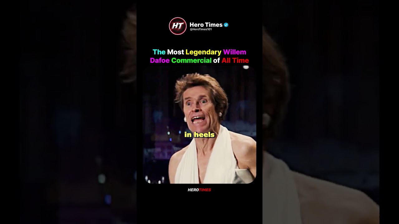 When Willem Dafoe Starred In The Greatest Commercial Ever 🍫👱🏻‍♀️