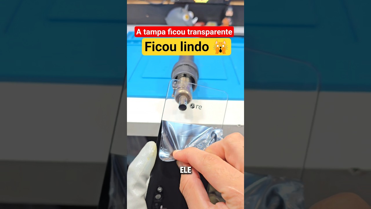 deixei tampa do celular transparente e ficou lindo #shorts #short #ytshorts #apple #iphone #viral