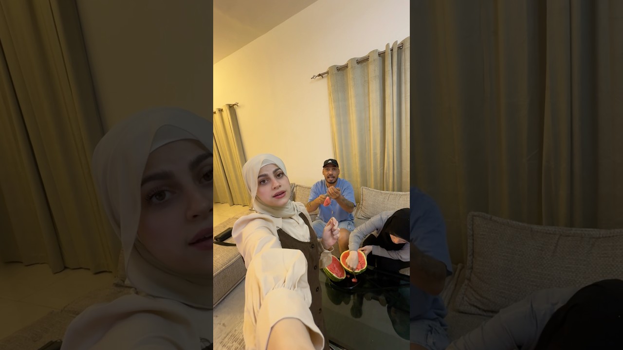 ولعت ولعت😂😂 تحدي البطيخ ام سيف ونانو