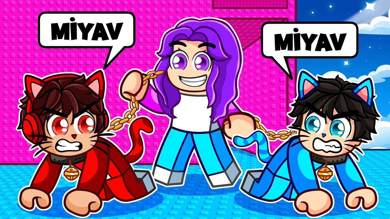 KEDİ OLUP TROLL KULESİNE TIRMANDIK - Roblox