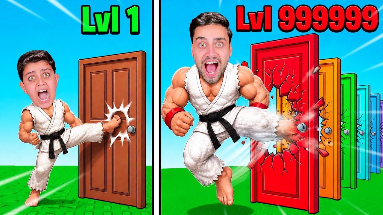 تحدي ( ركل الأبوب💥) والهروب من السجن ! Roblox