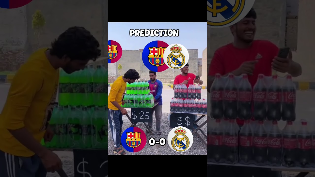 Madrid vs Barcelona Prediction😱 #worldcup #usa