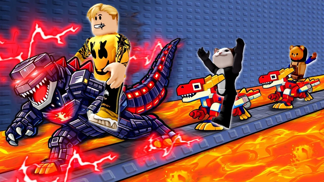 تحدى الوصول الى اعلى سرعة ديناصور 🚀🦖 وكل ثانية سرعة الديناصور تزيد+1 مع البسة🐱😱