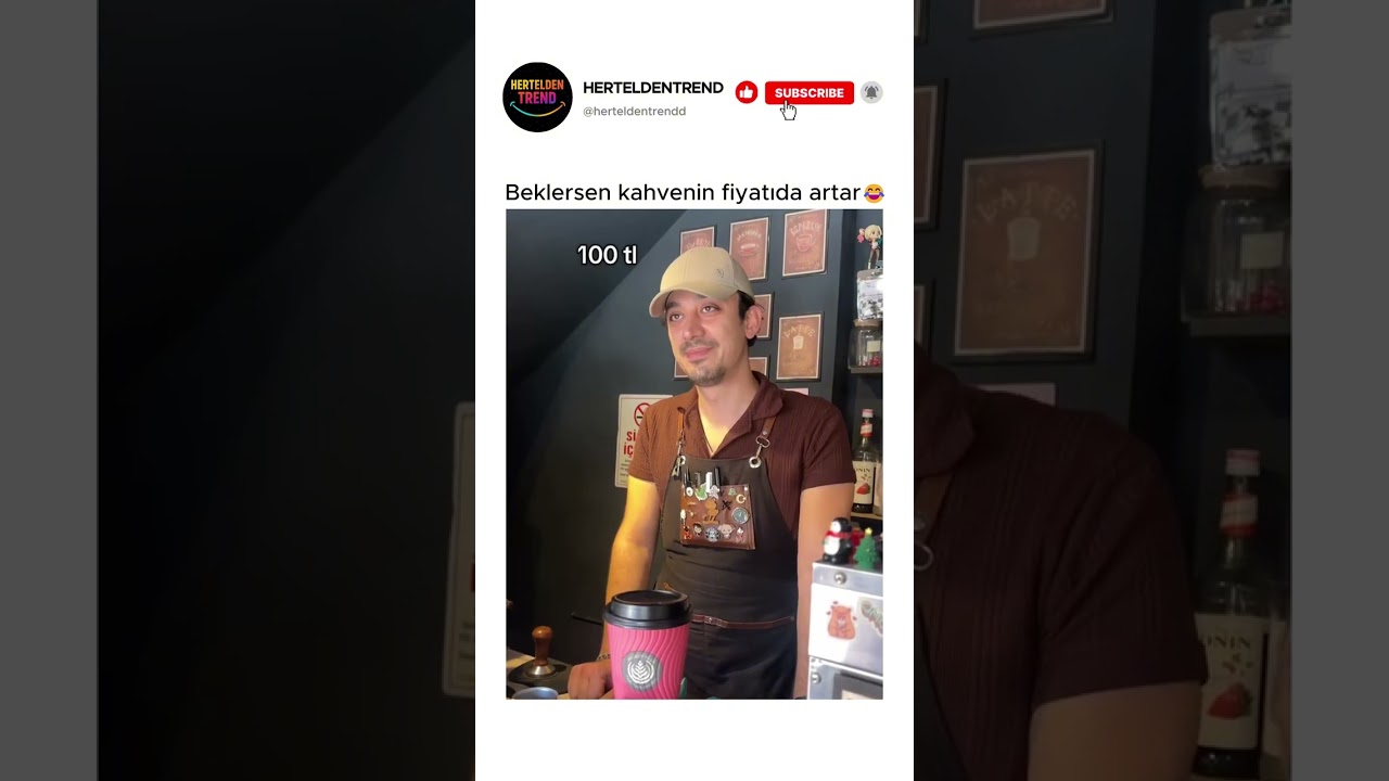 Beklersen kahvenin fiyatıda artar😂