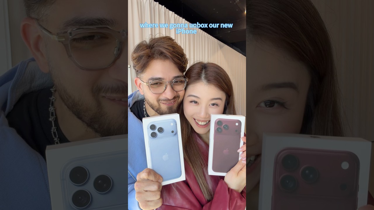 Which iPhone would you choose? #shorts #iphone18pro #couple  Products provided by @Apple