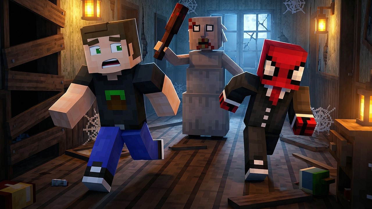 Granny'nin Evinden Kaçış - Minecraft