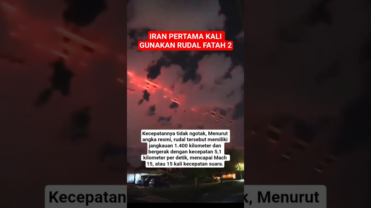 RUDAL FATAH 2 IRAN NGAMUK, BALASAN KEPADA AMERIKA DAN ISR4EL