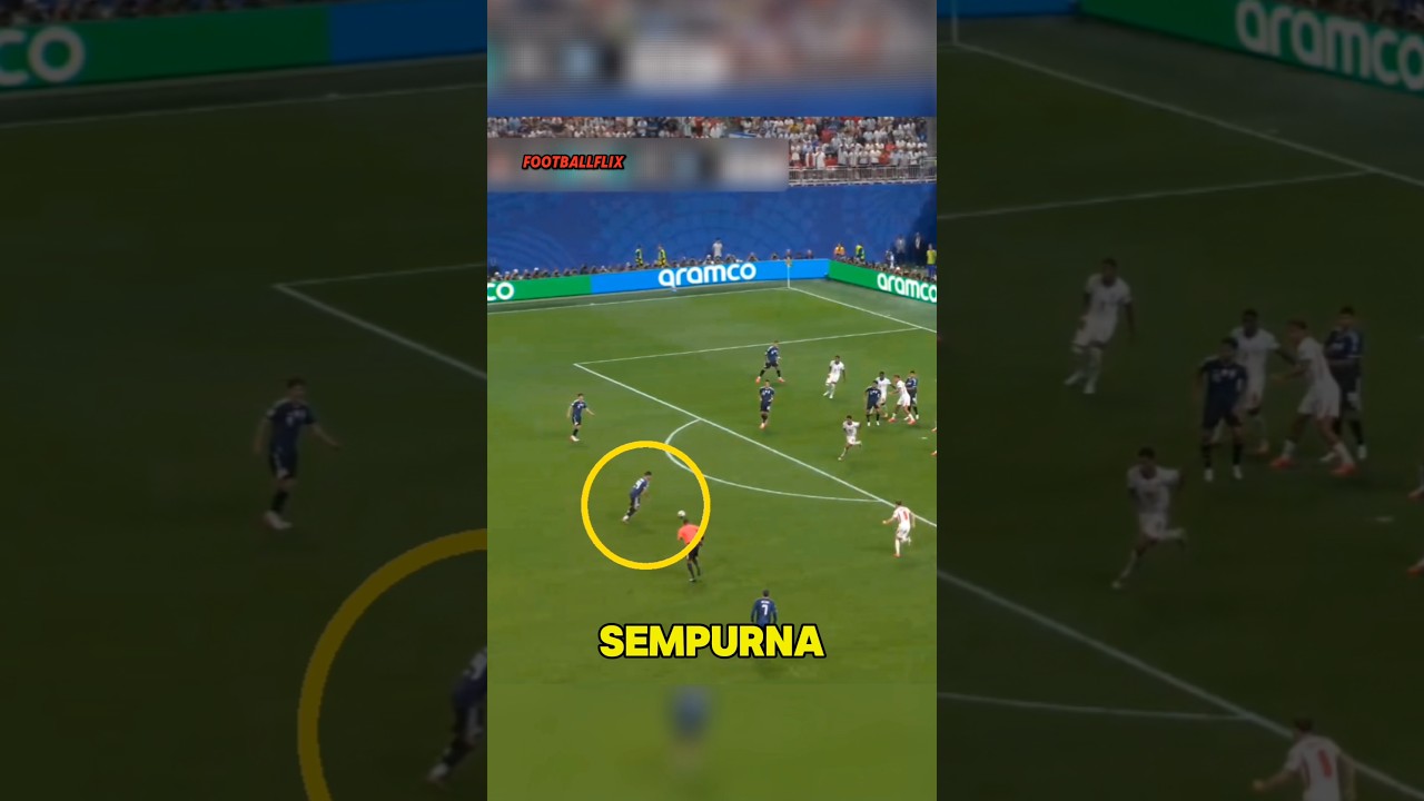 Inilah gol gila Enzo Fernandez ke gawang Inggris 😱 #footballshorts