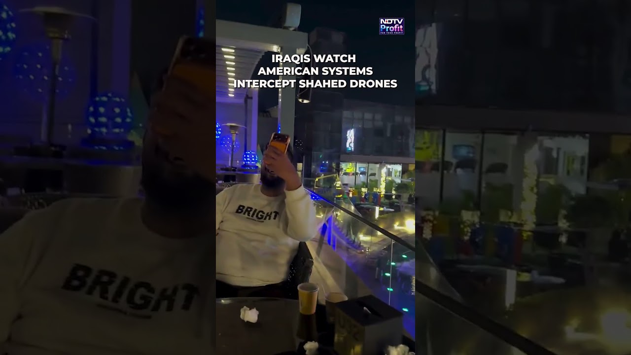 Viral: Iraq Civilians Watch US Systems Intercept Iran's Shahed Drone