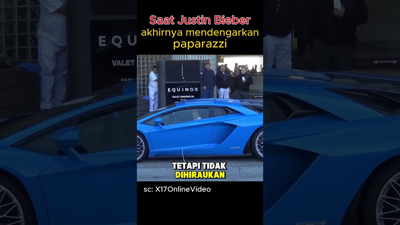 Saat Justin Bieber Akhirnya Mendengarkan Paparazzi