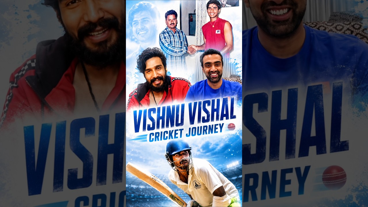 Vishnu Vishal Cricket Journey 🥺 #ashwin #indvsseng #vishnuvishal #ashwinchannel