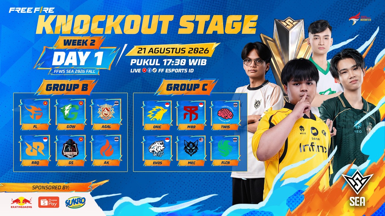 [ID] FFWS SEA 2026 FALL | Knockout Stage - Week 2 Day 1