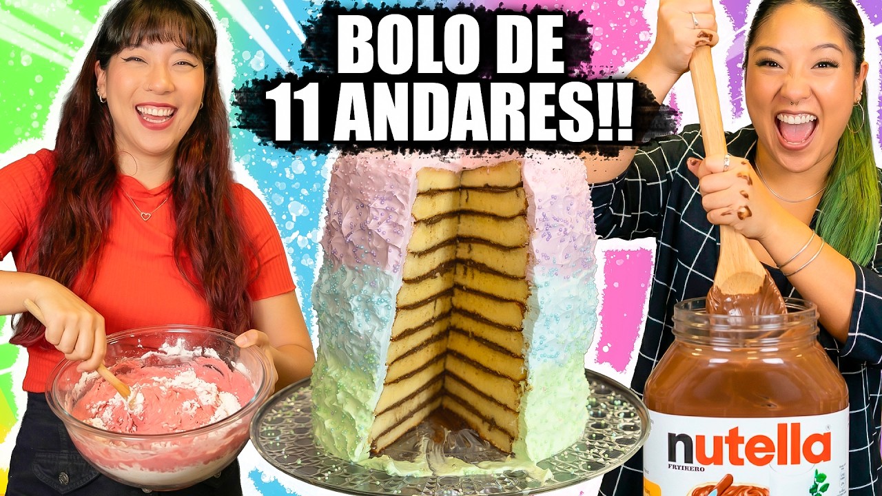 BOLO DE 11 ANDARES PARA OS 11 ANOS DE BLOG DAS IRMÃS