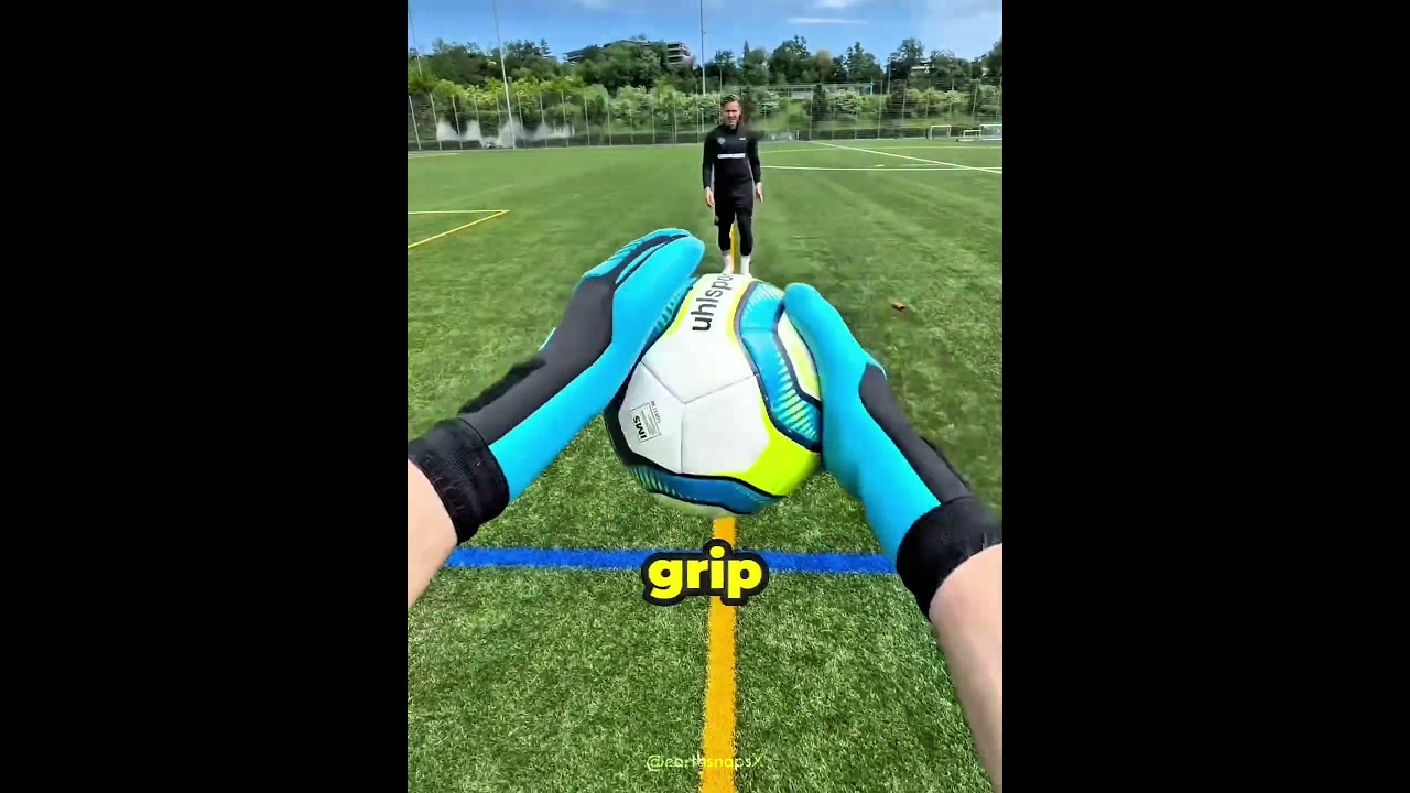 Why Are Goalkeeper GLOVES So Sticky? 🧤 #shorts