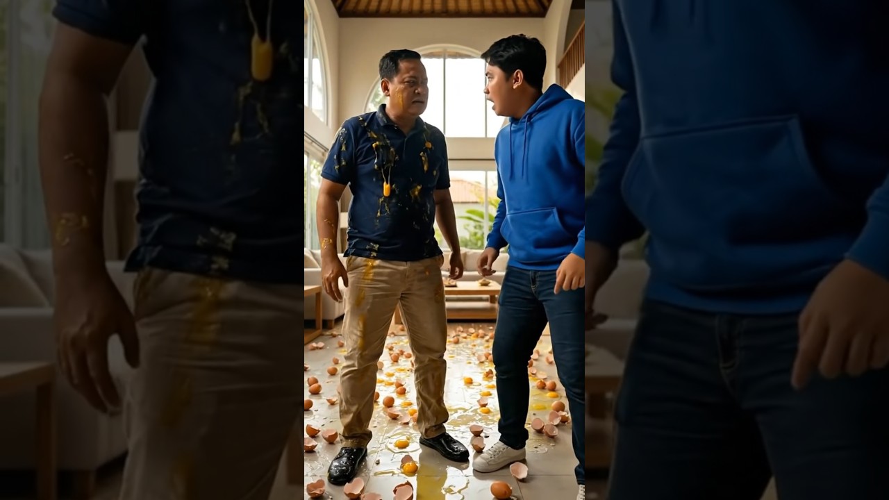Capybara Mengakali Jebakan Telur Rumi… Ayah Malah Kena Hujan Telur! 😂🥚 #kapybara #shortlucu