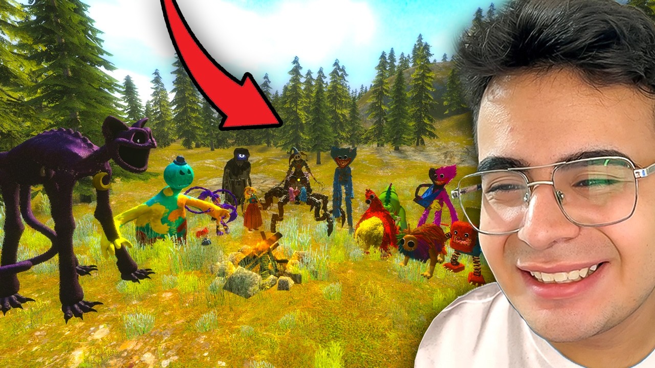 Poppy Playtime 5 Karakterleri OKULDA 4 (ORMAN KAMPI)