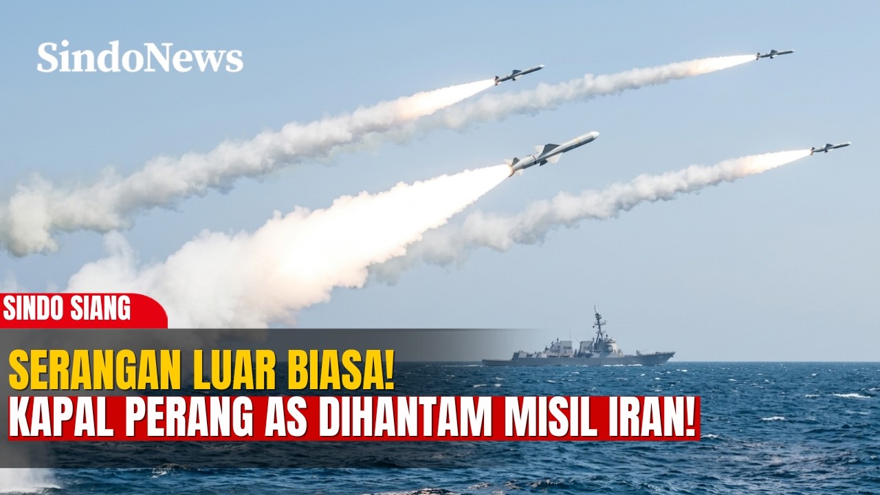 Dua Misil Iran Berhasil Hantam Kapal Perang Amerika Serikat di Perairan Teluk! | SINDO SIANG | 05/05