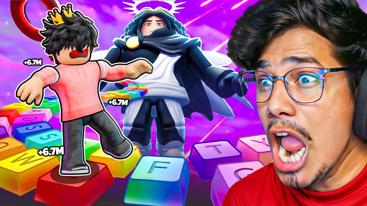 ADMIN ABUSE IN KEYBOARD ESCAPE ROBLOX 😱