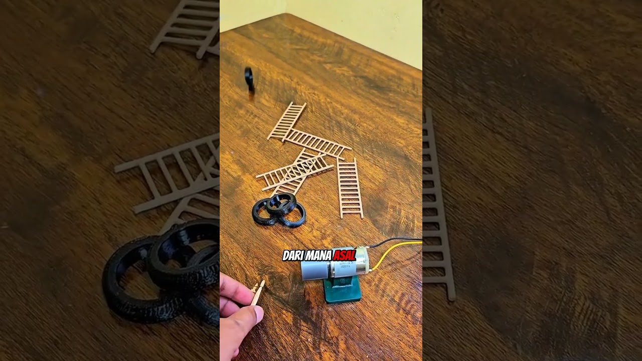 Tren Gila Mesin Diesel! Roda Biasa Jadi Super Cepat 😱🔥#shortsfeed